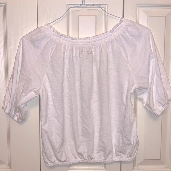 New with tags.  Loft white shirt. - Picture 1 of 3